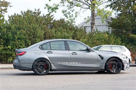 Facelifted BMW M3 Spied With New Lights, But Will It Get More Power To Battle AMG C63? | Carscoops