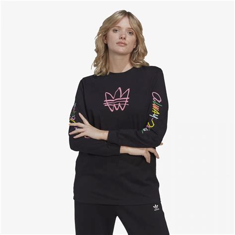 Buy ADIDAS ORIGINALS GRAPHIC LS TEE 'BLACK' – Superkicks