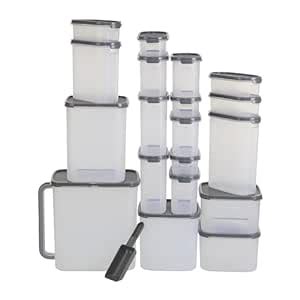 Buy Shree Shyam Modular Plastic Containers Set For Kitchen Storage ...
