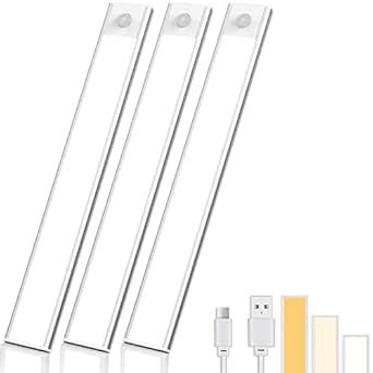 Buy Motion Sensor Light, 3 Colors, Ultra Thin, Bar Light, 62 LED Sensor ...