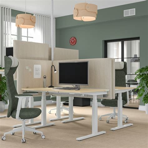 MITTZON acoustic screen for desk, Gunnared beige, 125x72 cm (491/4x283 ...