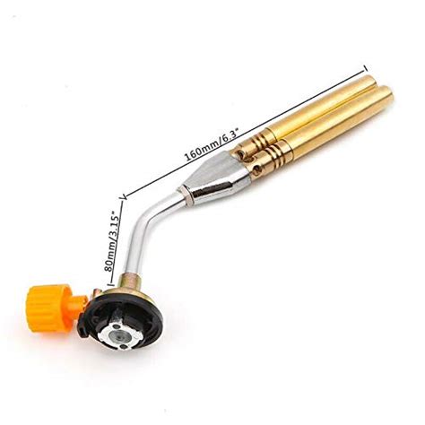 Thermo Butane/LPG Double Nozzle Brazing Blow Torch with Manual Ignition ...