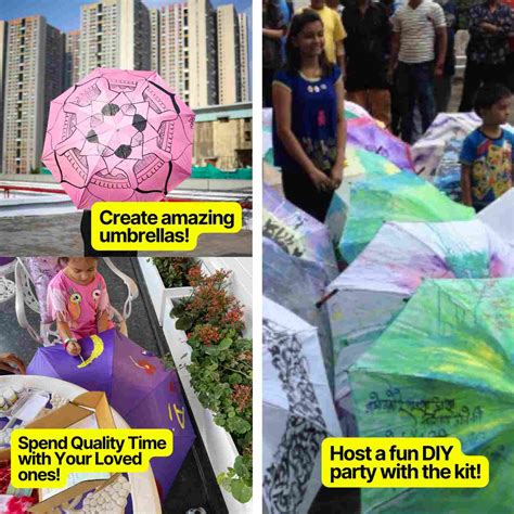 Buy Umbrella Painting DIY Kit Online On Zwende