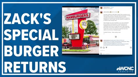 Zack's Hamburgers returns to Lower South End | wcnc.com