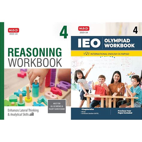 Buy MTG Olympiad Reasoning Workbook Class 4 & MTG International English ...