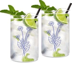 Brew Lab (Pack of 2) BL-GTS-1006-sp Glass Set Water/Juice Glass Price ...