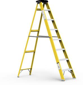 ALNICO 7+1 STEP FIBER GLASS ELECTRIC SHOCK RESISTANTLADDER FRP ...