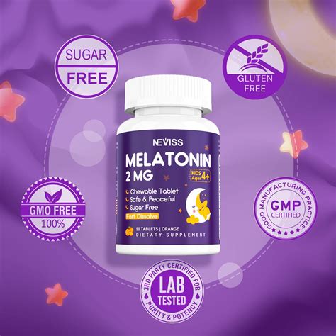 NEVISS Kids Melatonin 2mg - Fast Dissolve & Chewable India | Ubuy