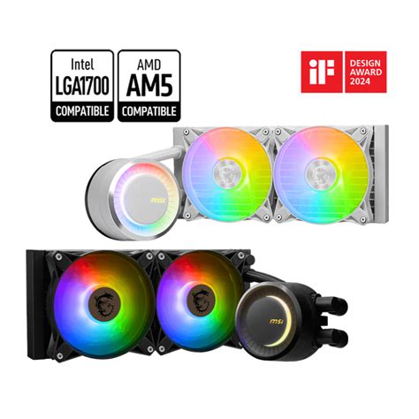 MSI MAG Coreliquid E240 Black ARGB CPU Liquid Cooler