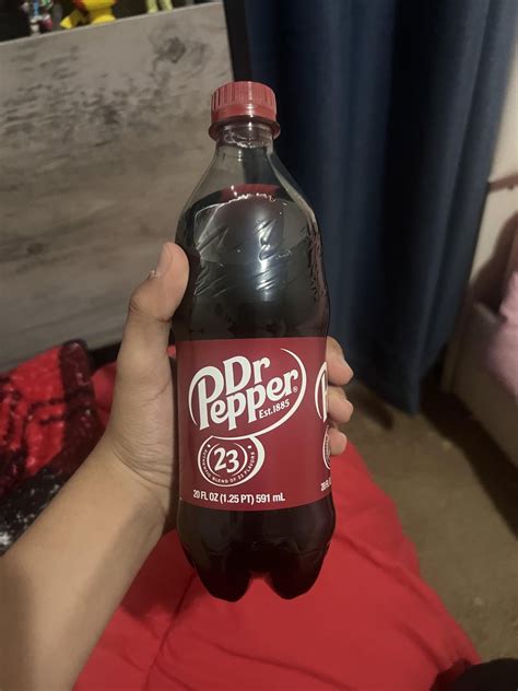 my uncle brought me a coke bottled dr pepper from idaho since I’m very ...