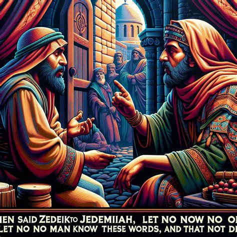 What does Jeremiah 38:24 mean? | Bible Art
