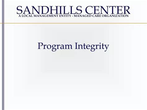 Image result for Program Integrity