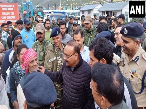 J&K DGP visits Baltal, reviews security arrangements for ongoing ...