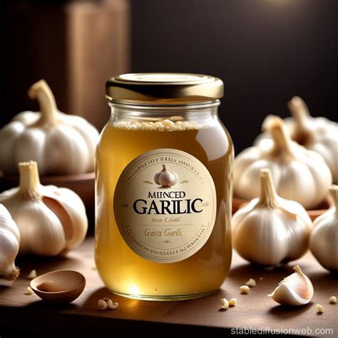 Garlic Mince Jar Label | Stable Diffusion Online