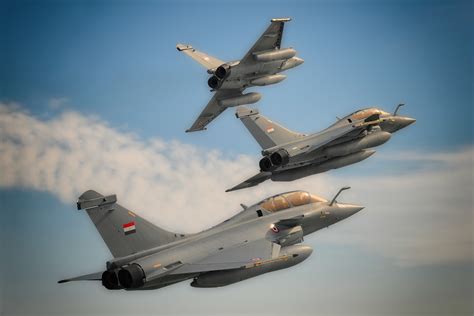 HD Wallpaper of Dassault Rafale Jet Fighters in Action