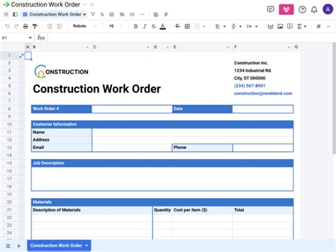 Printable Work Order Templates To Manage Your Work Orders, 52% OFF