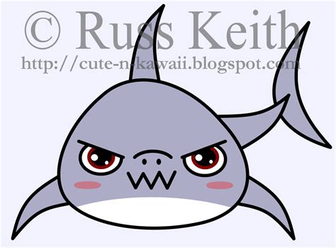 Cute N Kawaii: How To Draw A Kawaii Shark