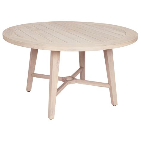 Carmel Outdoor 54" Round Dining Table – Paynes Gray