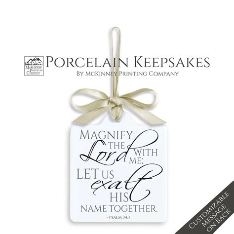 Psalm 34 3, Magnify the Lord With Me, Confirmation Gift Boy, Girl ...