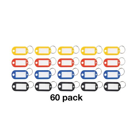 Advantus 1-Key Tags, Assorted Colors, 60/Pack | Quill.com