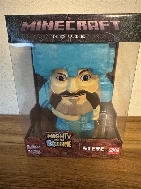 "Minecraft Movie Mighty MEGA Squishme Steve 9"" Figure" | #4866094257