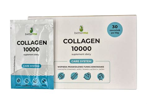 Kolagen BetterMe Collagen 10000 rybi, hialuron +C, 30 saszetek x10g ...