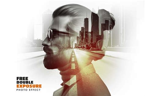 Photoshop Action - Free Cinematic Double Exposure Photo Effect Template