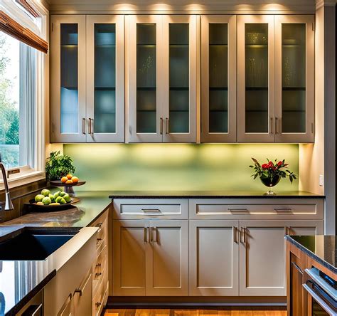 The Versatility of Frosted Glass Inserts in Modern Kitchen Cabinet ...
