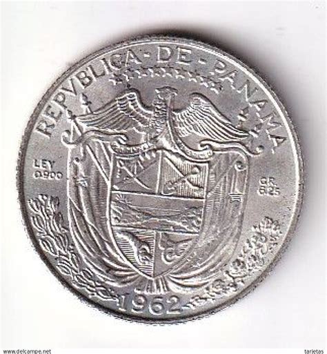 Panama - MONEDA DE PLATA DE PANAMA DE 1/4 BALBOA DEL AÑO 1962 (SILVER ...