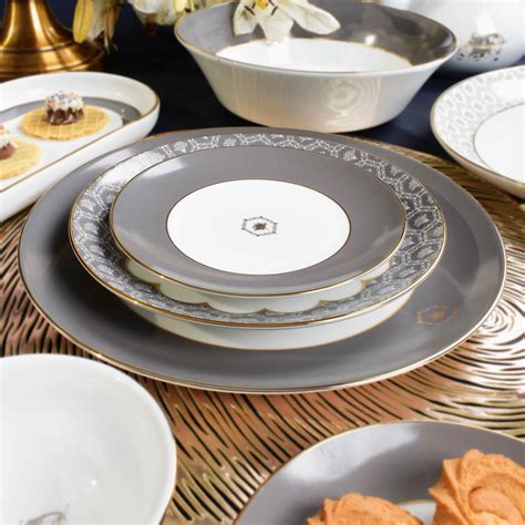 Porcelain Dinner Set 21 Pc | Grey Legacy | Ichkan – ICHKAN by Day To Day