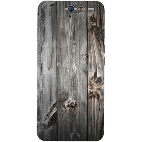 Casotec Wooden Texture Design Hard Back Case Cover for InFocus M812 ...
