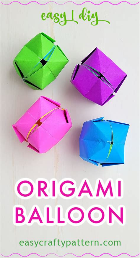 Origami Paper Balloon Tutorial 的图像结果