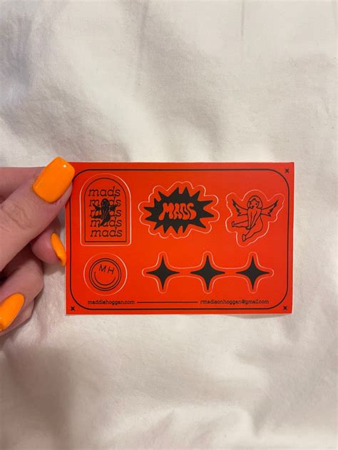 Image result for Sticker Card Design