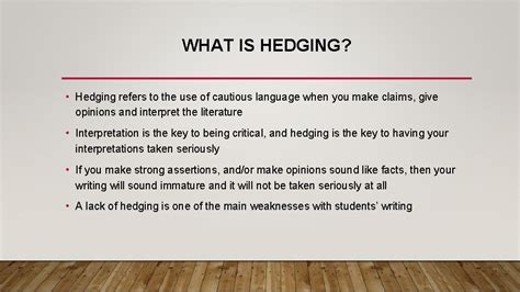 Image result for Hedging Language