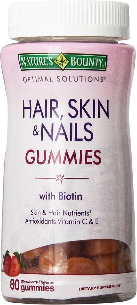 Amazon.com: Nature's Bounty Optimal Solutions Hair, Skin and Nails ...