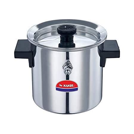 Buy Nandi Aluminium Milk Cooker (Silver, 1 L) Online at Low Prices in ...