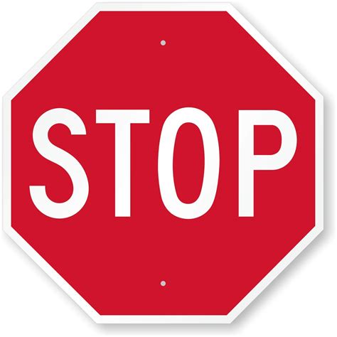 Buy SmartSign "STOP" MUTCD Sign | 24" x 24" 3M Diamond Grade Reflective ...