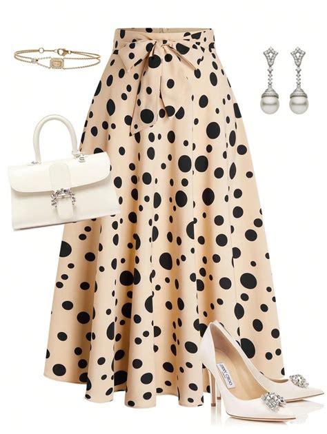 SHEIN Clasi Plus Size Women Front Tie All-Over Print Casual Skirt ...