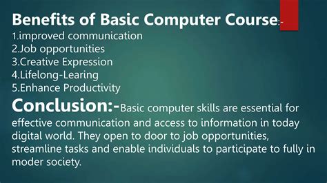 Image result for Basic Computer Training Course