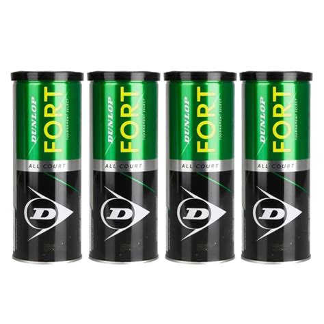 Dunlop Fort All Court Balls Dozen (4 Cans)