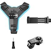 Buy HIFFIN® Helmet Chin Strap Mount with Mobile Clip & Screw Compatible ...