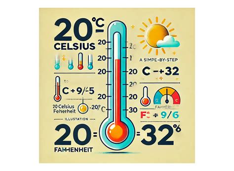 20 Celsius to Fahrenheit: Conversion Formula [Easily Solved]