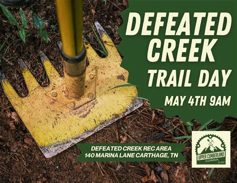 Defeated Creek Trail Work Day, Defeated Creek Recreation Area, Carthage ...