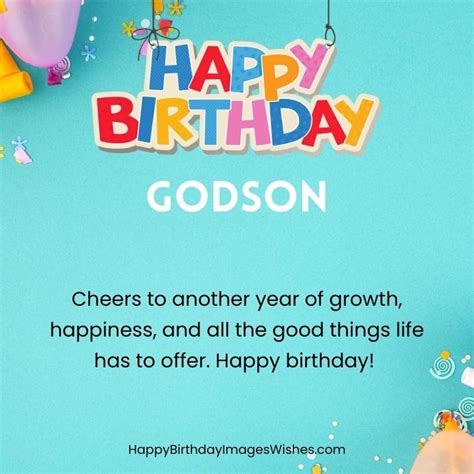 Happy Birthday Godson Images & Wishes 2025