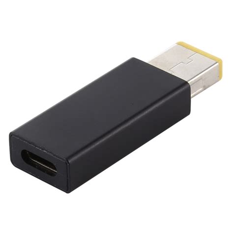 USB-C / Type-C Female to Lenovo Big Square Male Plug Adapter Connector ...