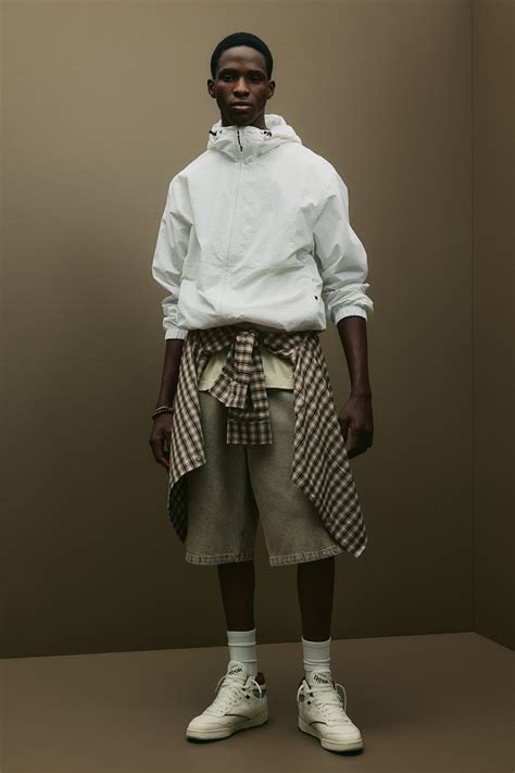 Regular Fit Windbreaker - White - Men | H&M IN