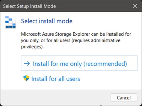 Install Azure Storage Explorer 的图像结果