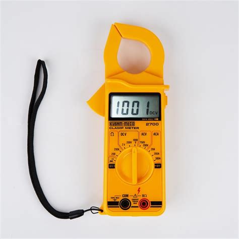 KUSAM-MECO 3½ Digits 2000 Counts Digital Clamp Meter KM 2700|9 ...