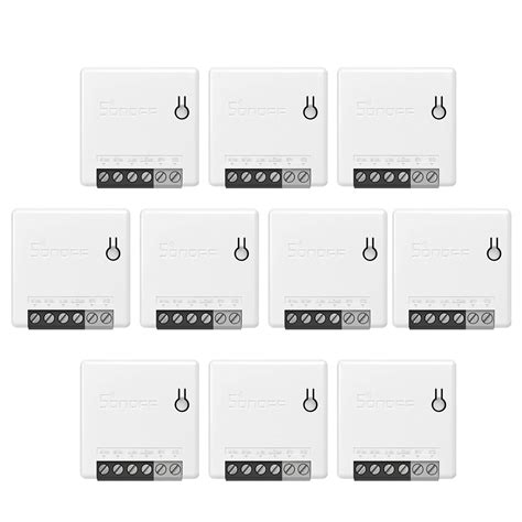 Yuans 10PCS MINIR2 Itead DIY 2-Way WiFi Smart Switch Small Body Light ...