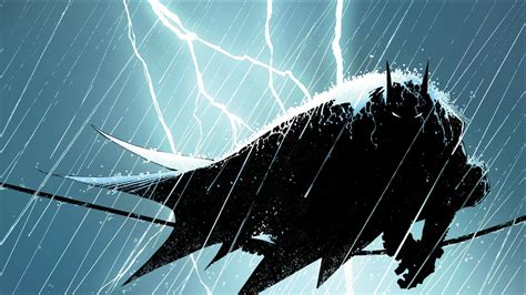 Batman: Zero Year - HD Wallpaper of Dark Knight in Thunderstorm